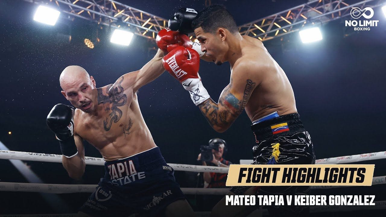 Mateo Tapia v Keiber Gonzalez Fight Highlights