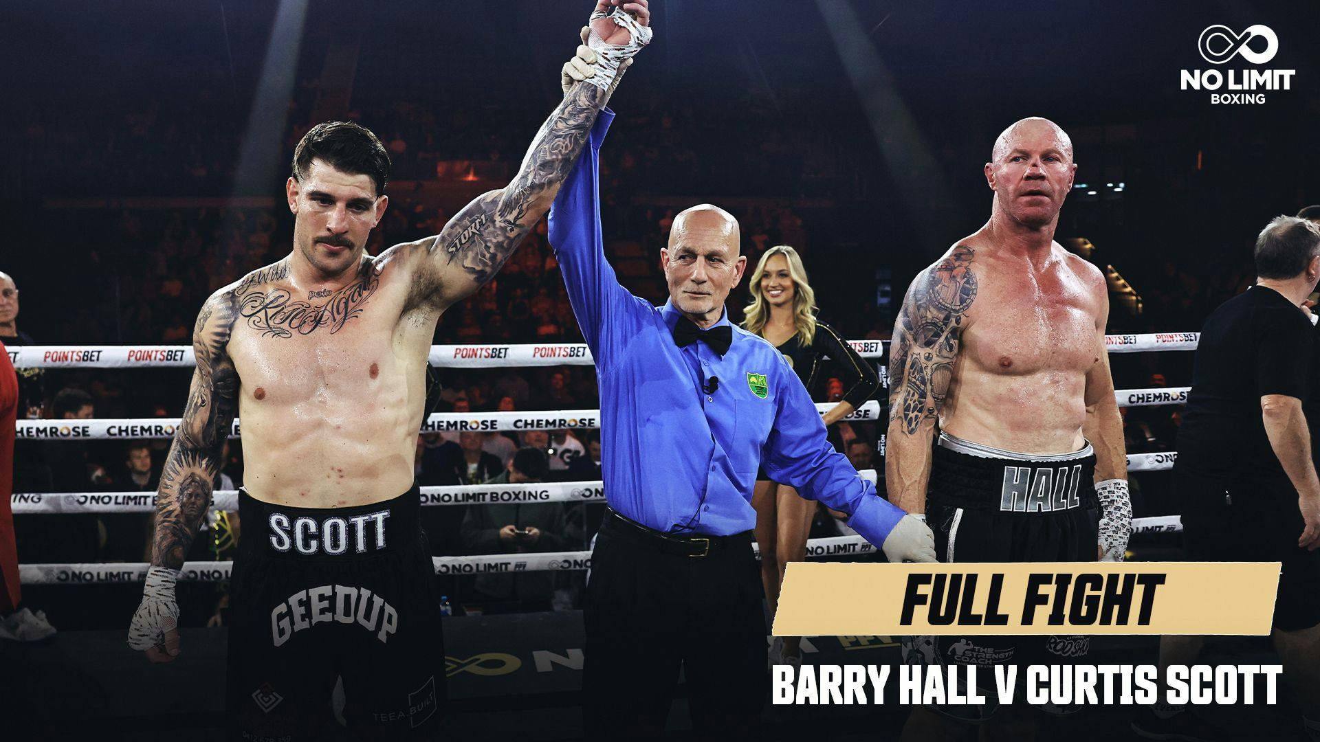 Barry Hall v Curtis Scott | Full Fight | July 10th, 2024