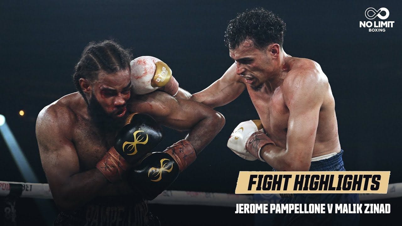 Jerome Pampellone v Malik Zinad Fight Highlights